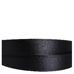 Men Black Classic Viscose Metal Buckle Belt