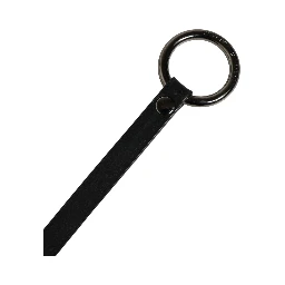 Men Black Calfskin Leather Metal Buckle Belt