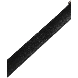 Men Black Classic Viscose Metal Buckle Belt