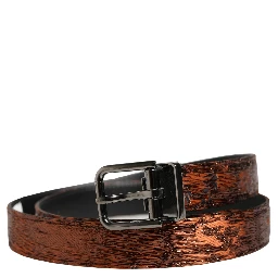 Men Brown Classic Polyester Metal Buckle Belt