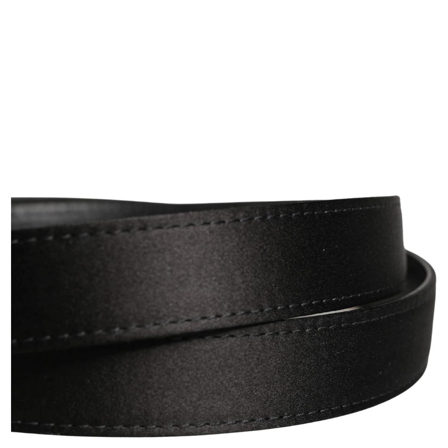 Men Black Classic Viscose Metal Buckle Belt