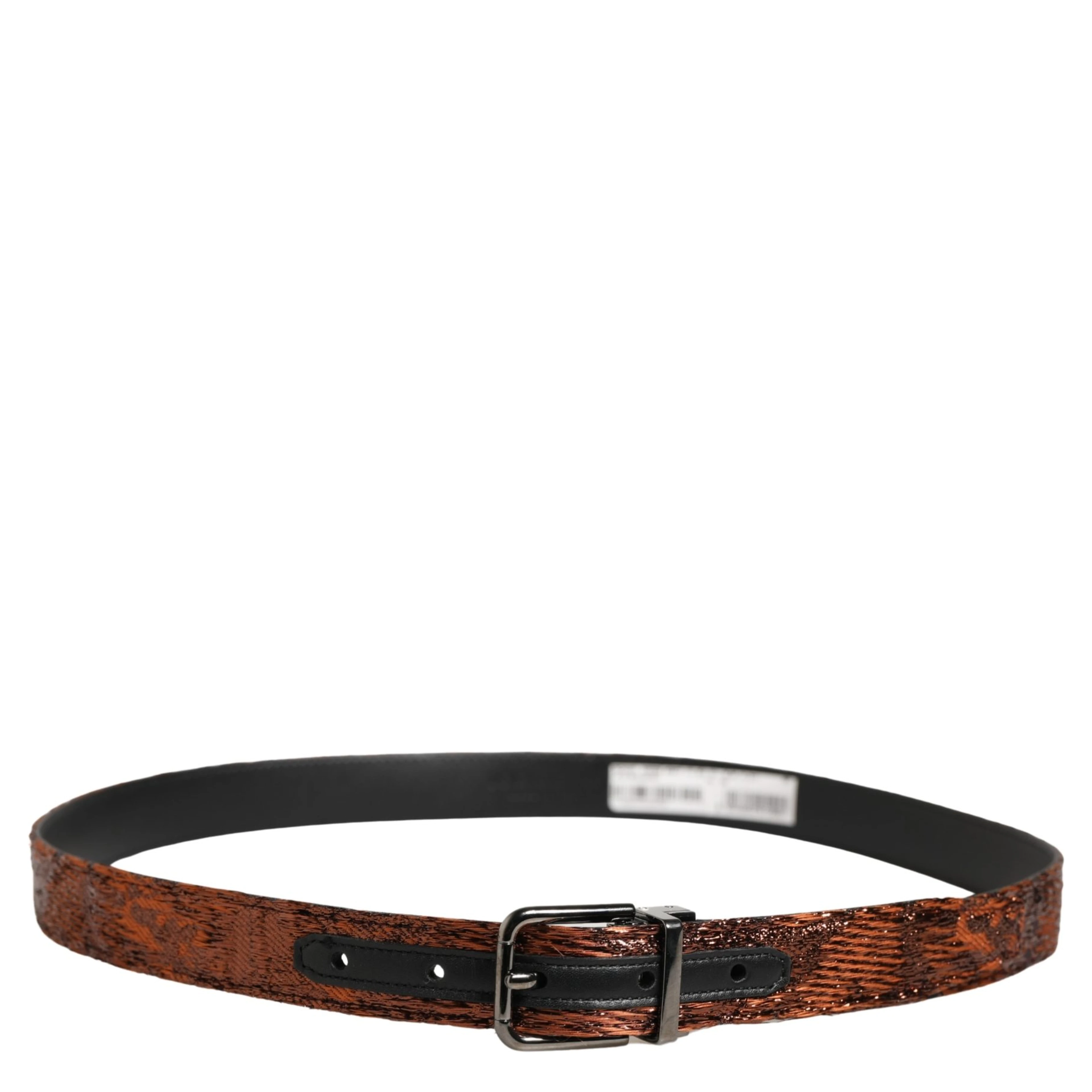 Men Brown Classic Polyester Metal Buckle Belt