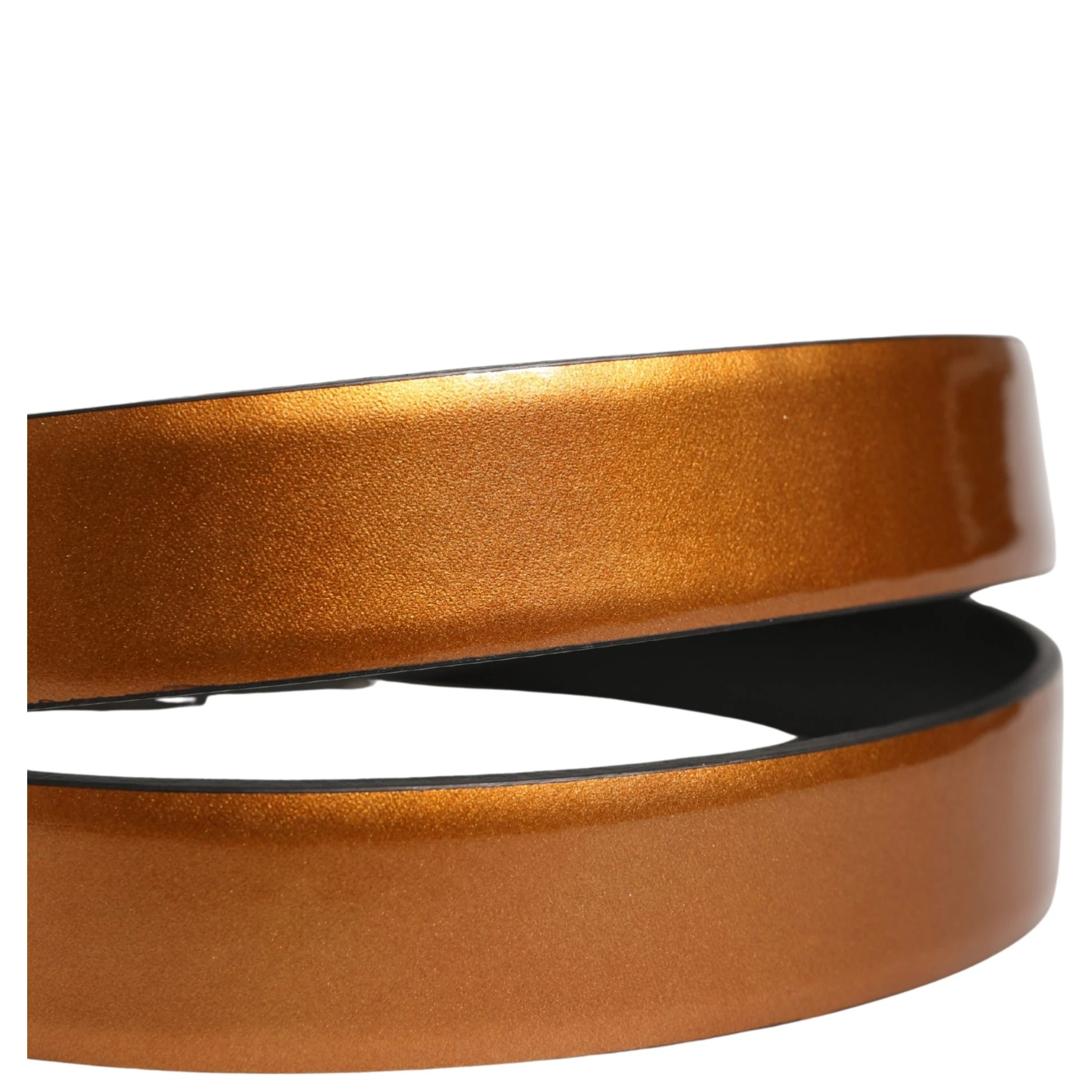 Men Brown Classic Leather Metal Buckle Belt