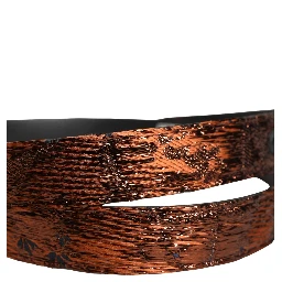 Men Brown Classic Polyester Metal Buckle Belt