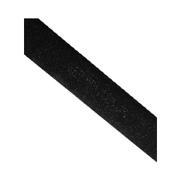 Men Black Exotic Leather Logo Buckle Belt