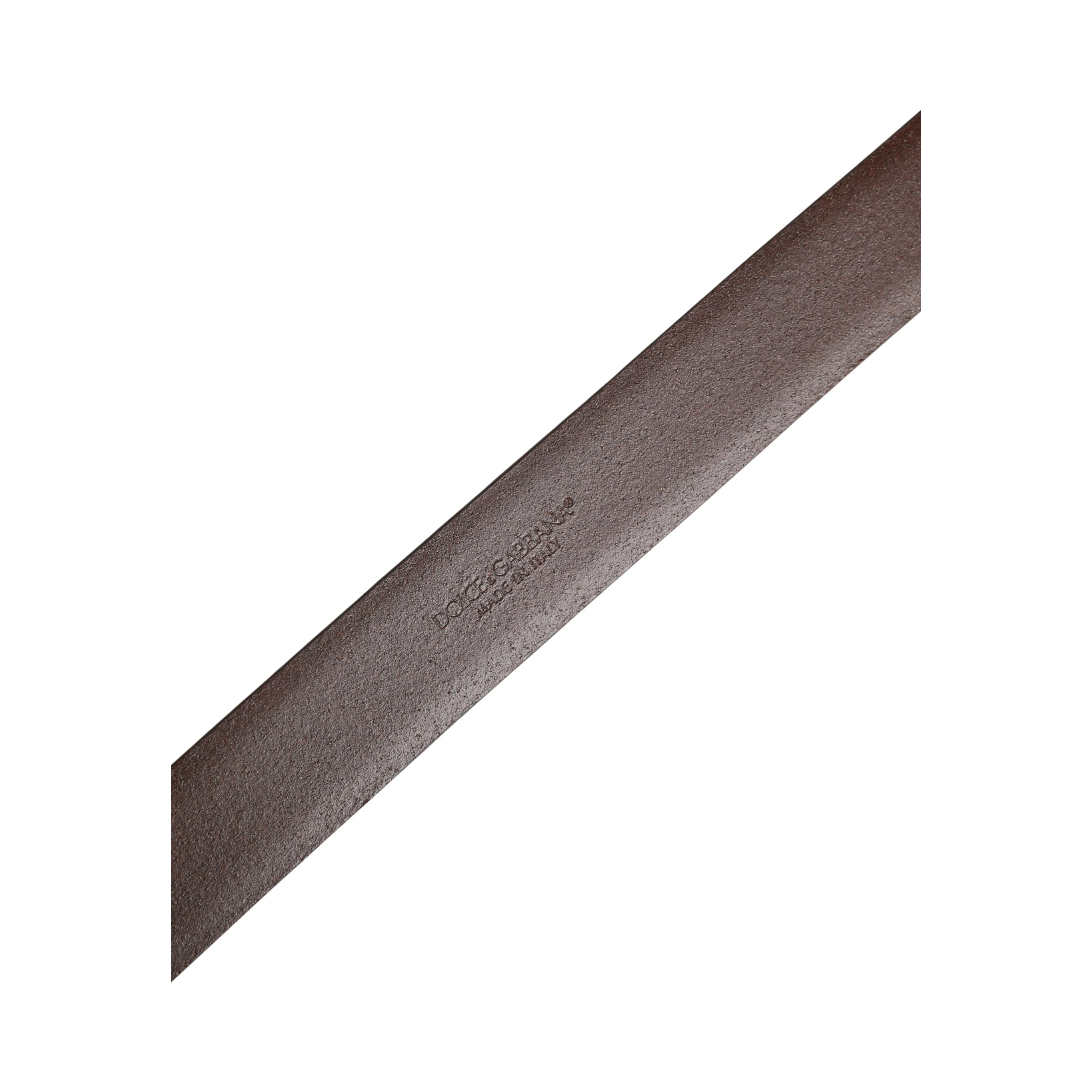 Men Brown Classic Leather Metal Buckle Belt