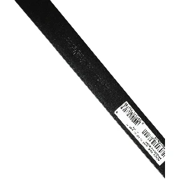 Men Black Classic Leather Metal Buckle Belt