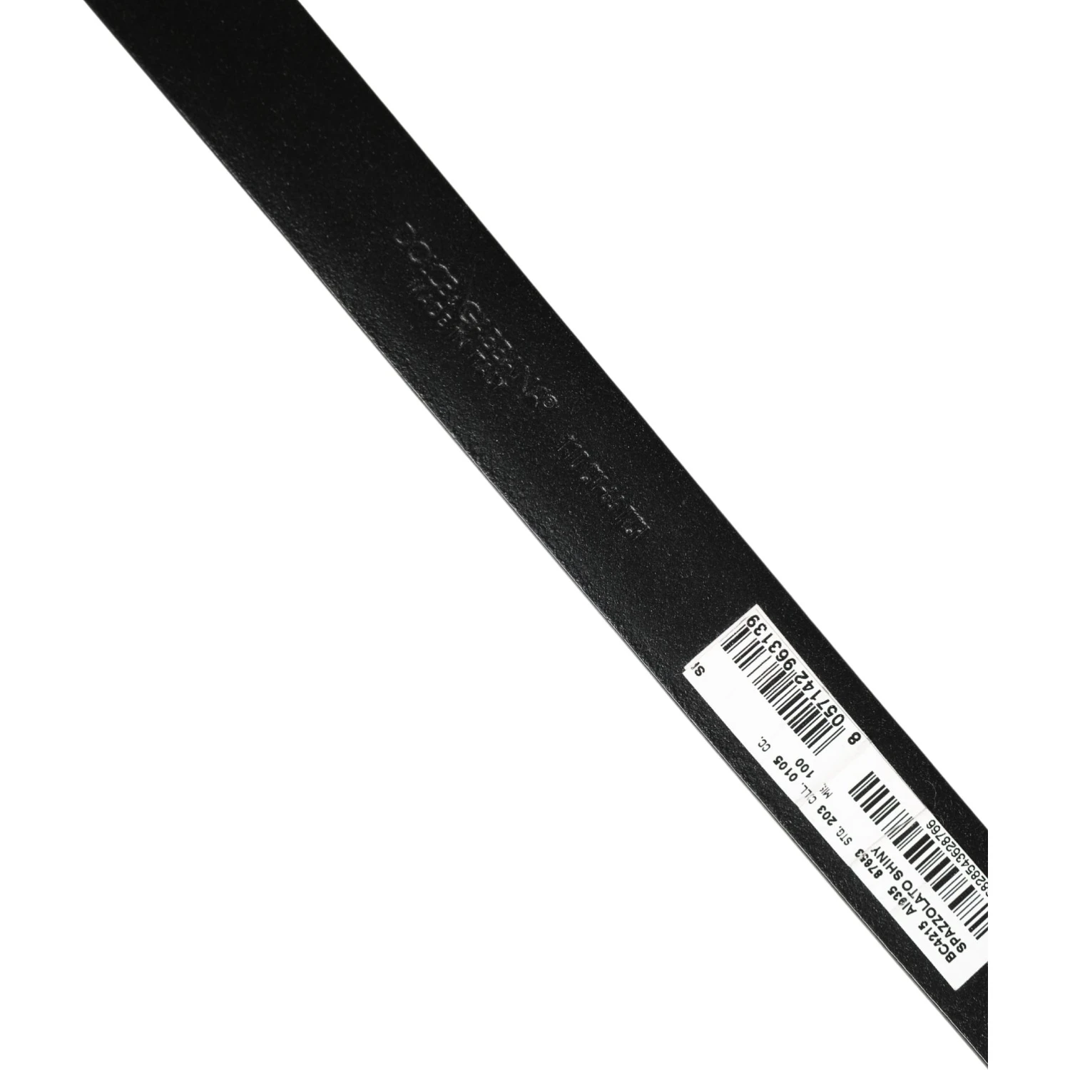 Men Black Classic Leather Metal Buckle Belt
