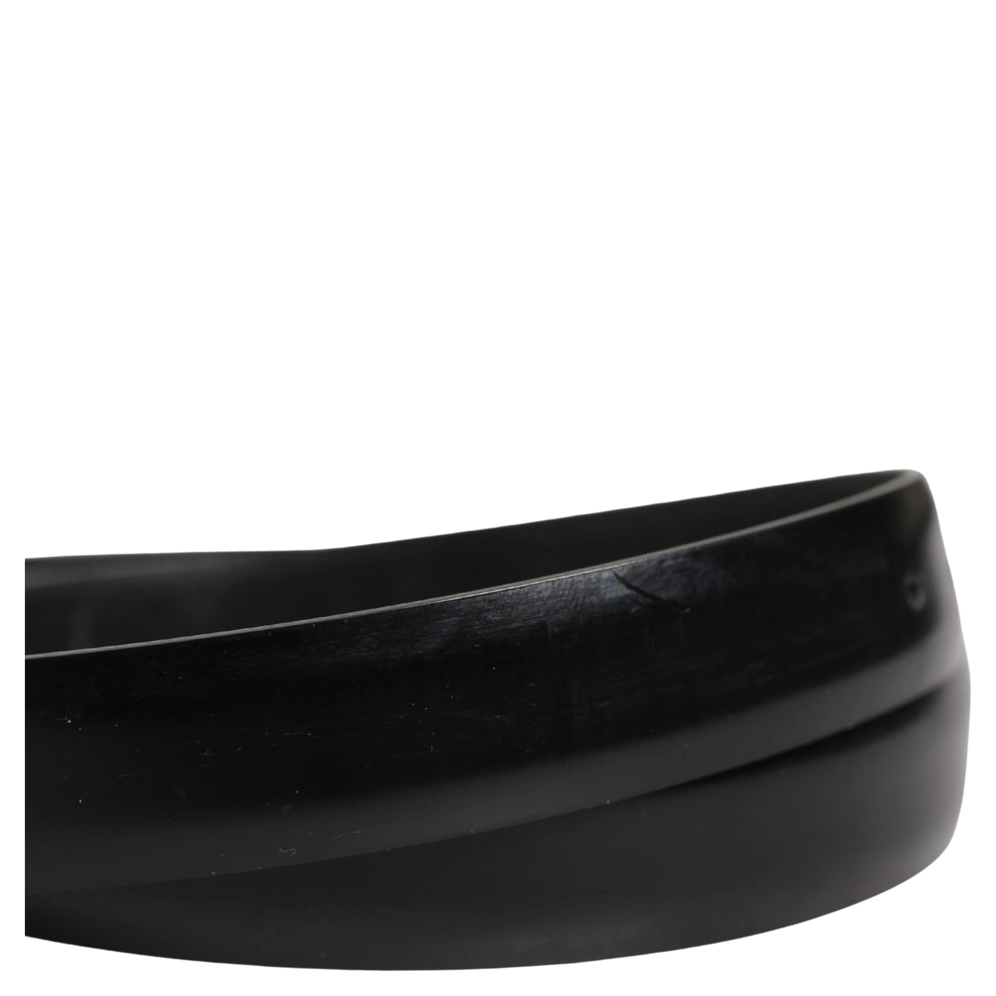 Men Black Classic Leather Metal Buckle Belt