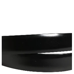 Men Black Classic Leather Metal Buckle Belt