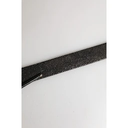 Men Black Classic Leather Metal Buckle Belt