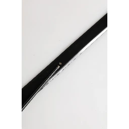 Men Black Classic Leather Metal Buckle Belt