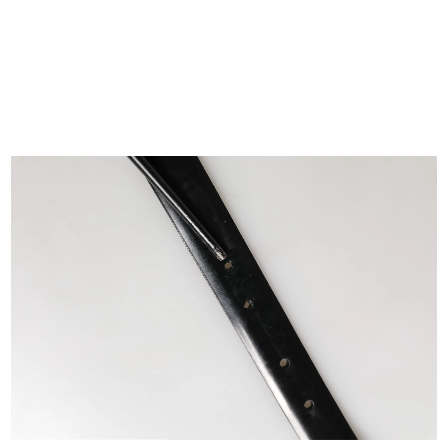 Men Black Classic Leather Metal Buckle Belt
