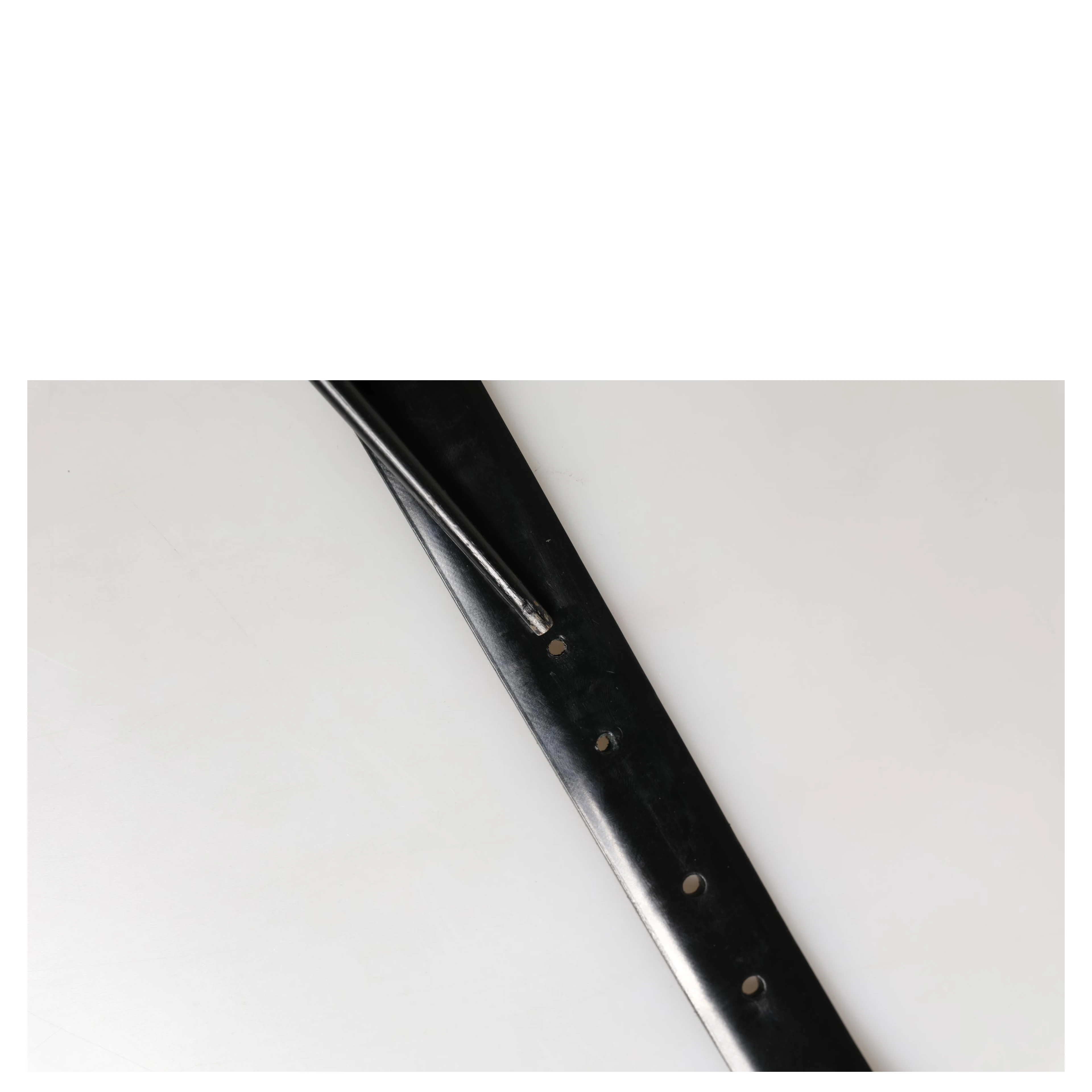 Men Black Classic Leather Metal Buckle Belt