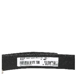 Men Black Classic Leather Metal Buckle Belt