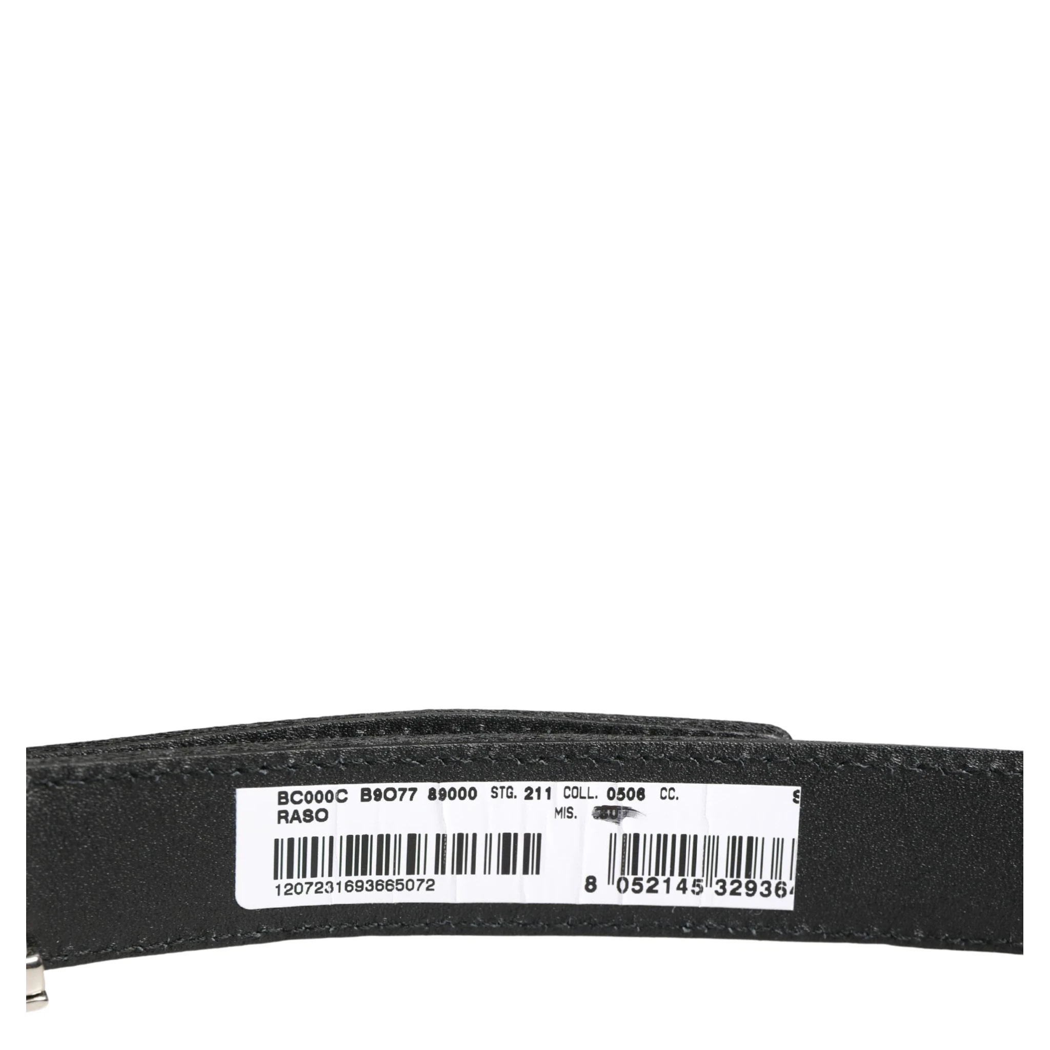 Men Black Classic Leather Metal Buckle Belt