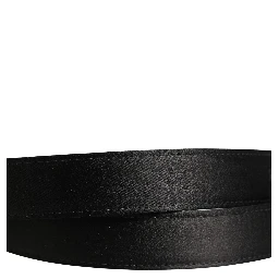 Men Black Classic Leather Metal Buckle Belt