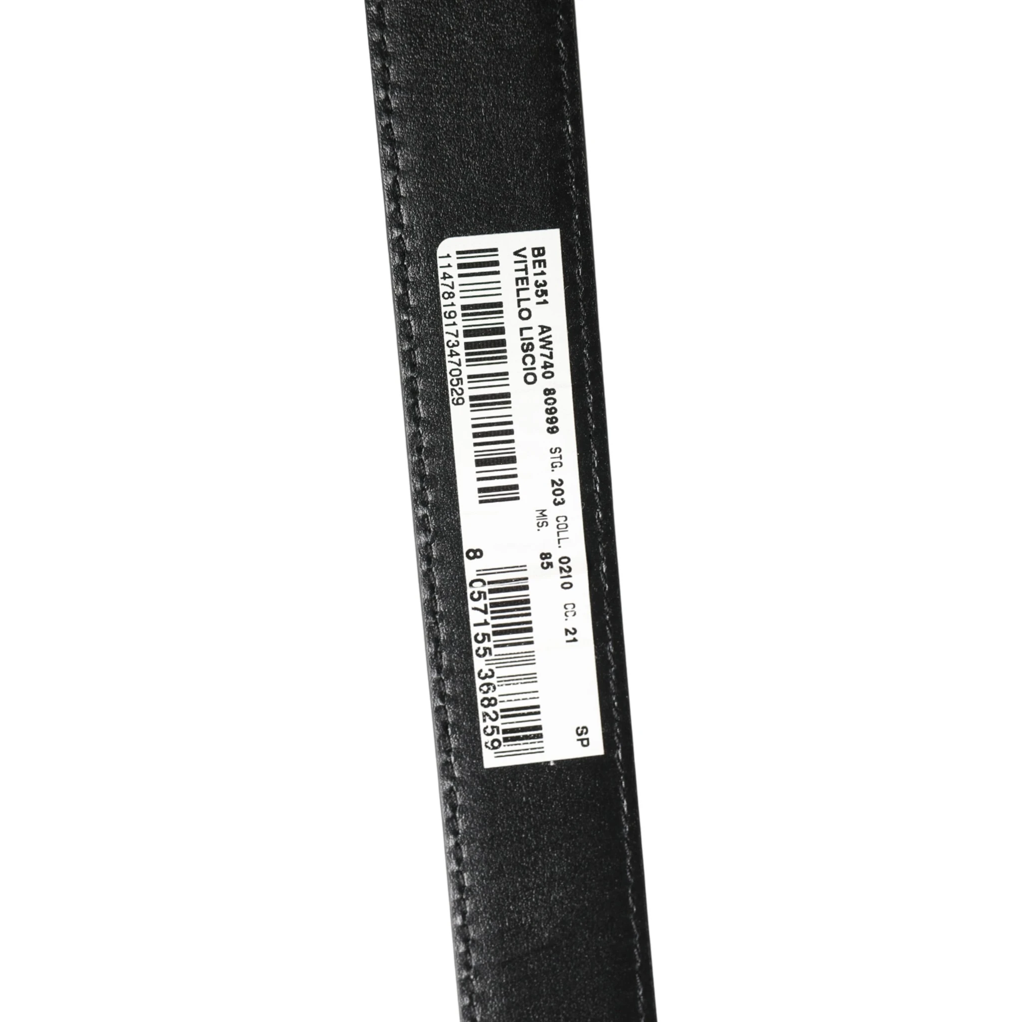 Men Black Classic Leather Metal Buckle Belt