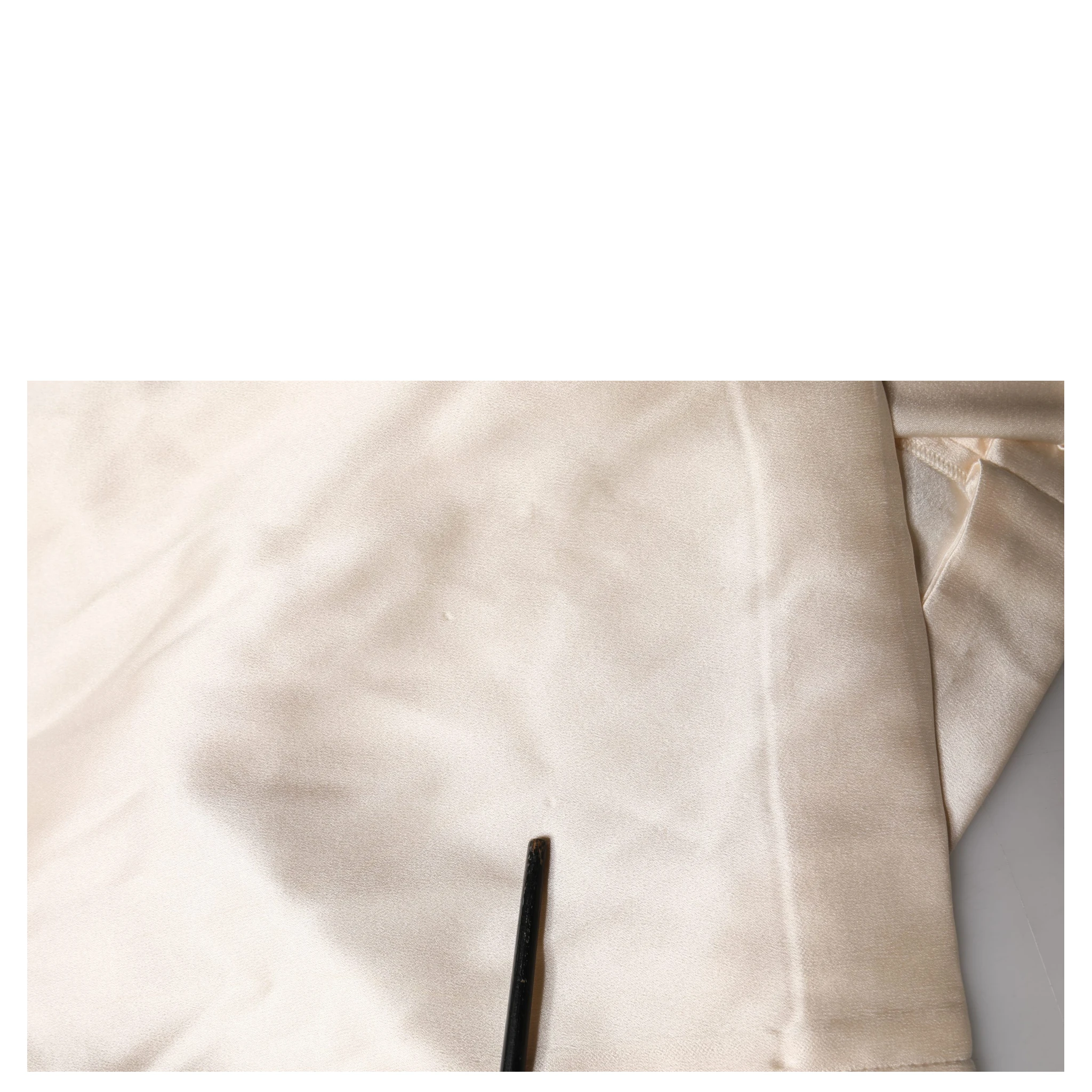 White Satin Strapless Sheath Maxi Dress