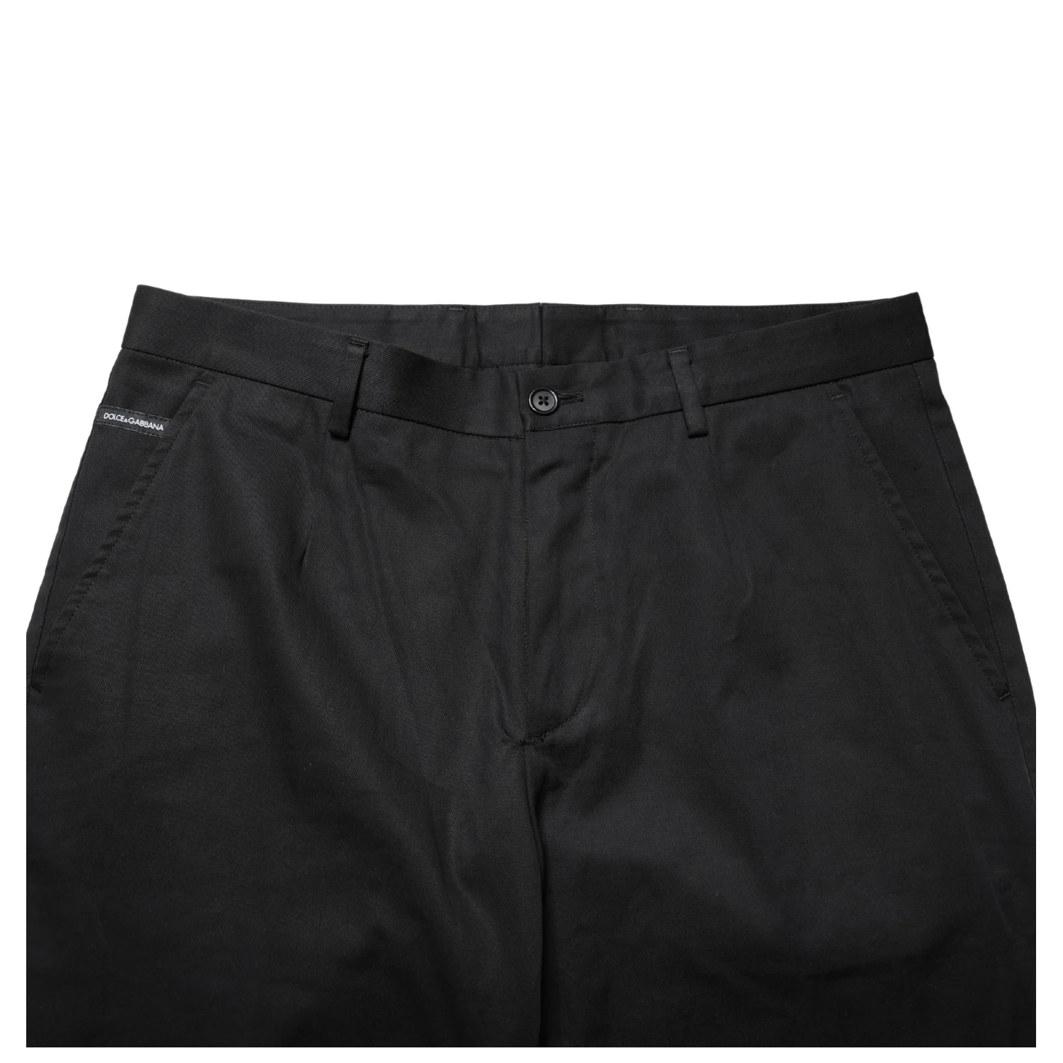 Black Cotton Skinny Dress Formal Trouser Pants