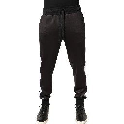 Brown Polyester Skinny Jogger Trouser Pants