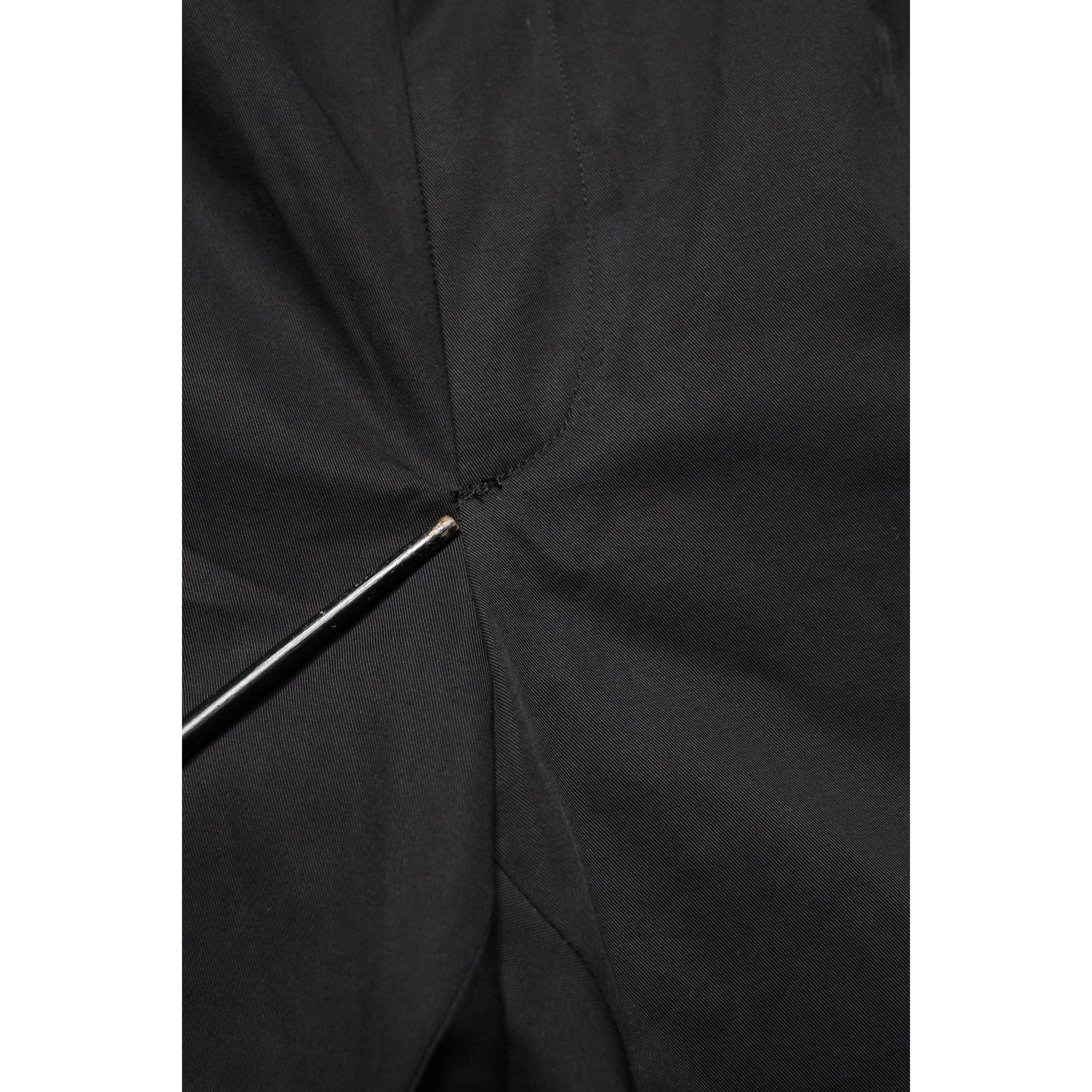 Black Cotton Skinny Dress Formal Trouser Pants