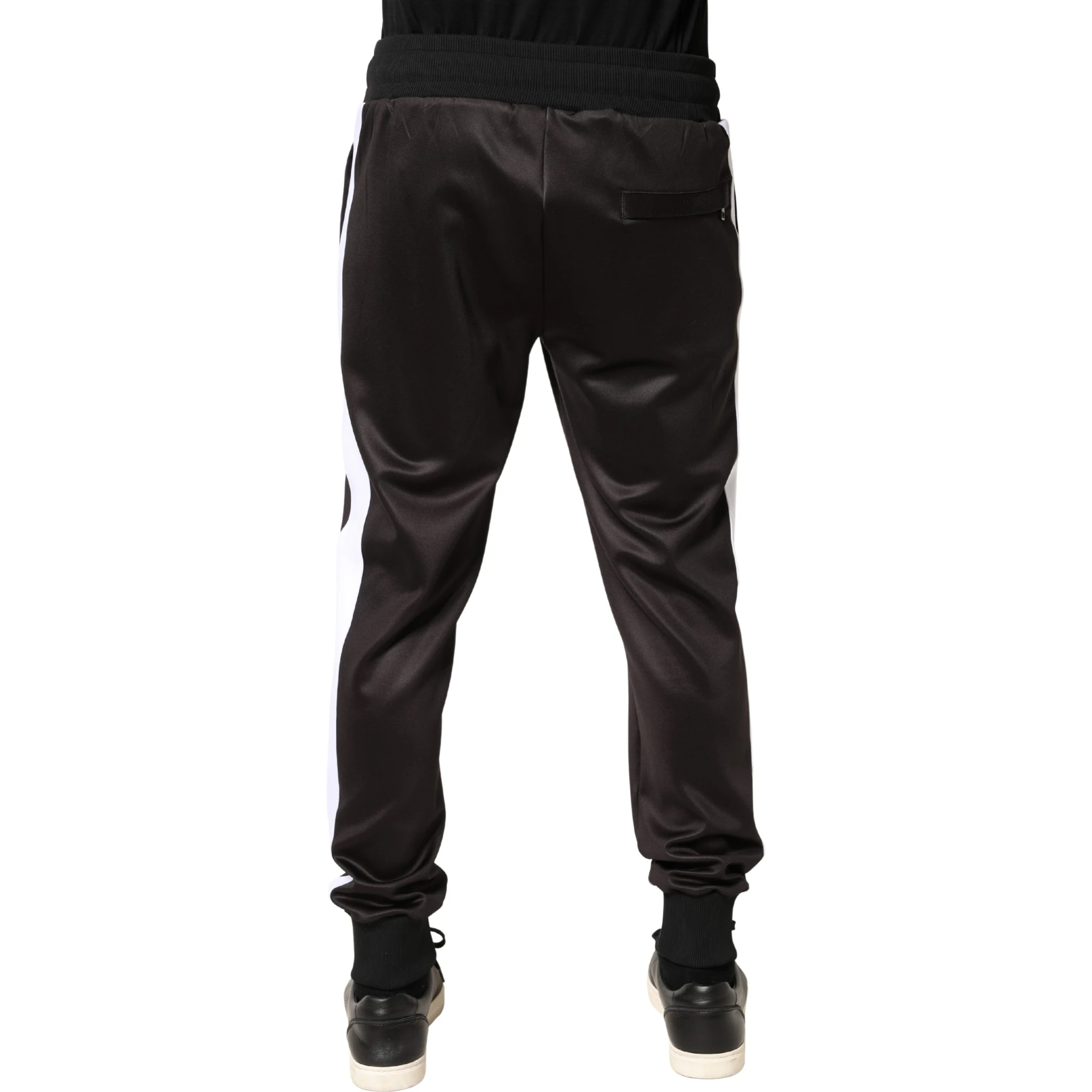 Brown Polyester Skinny Jogger Trouser Pants