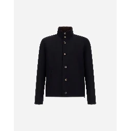 Jacket in light stretch wool