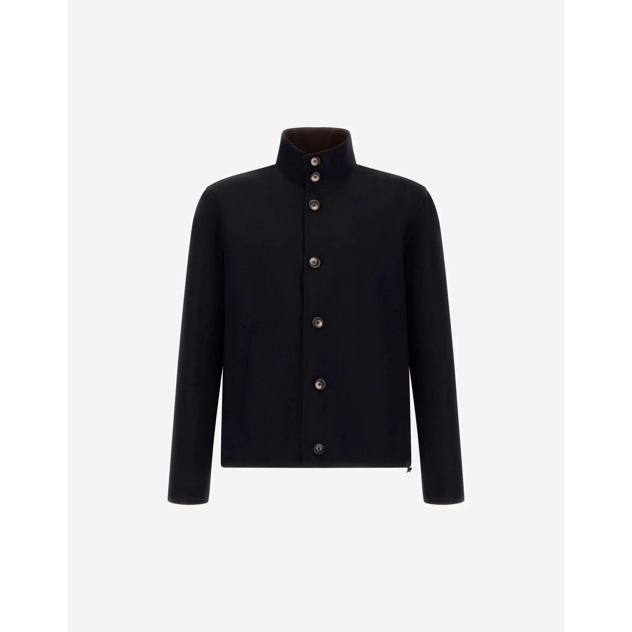 Jacket in light stretch wool