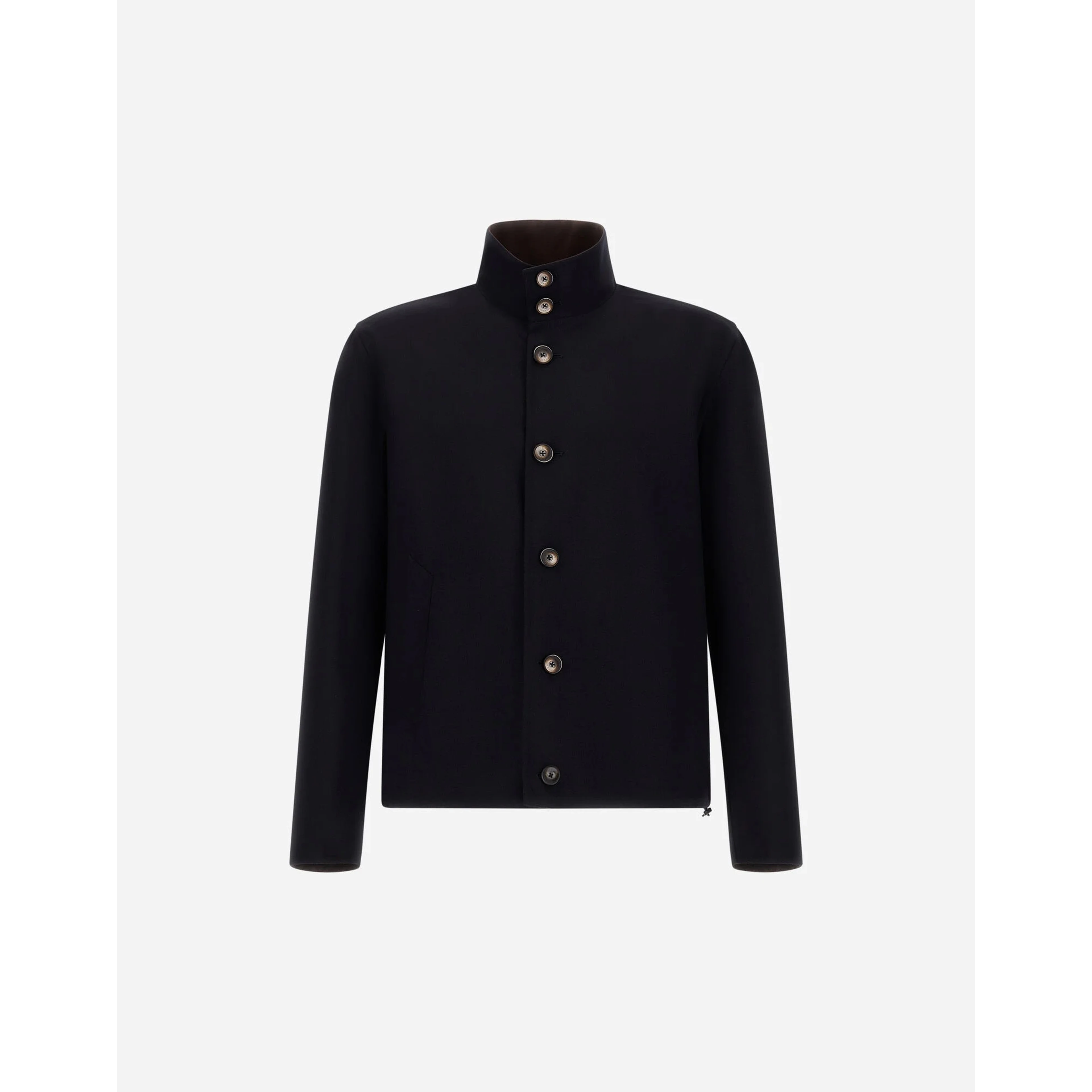 Jacket in light stretch wool
