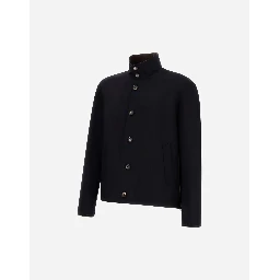 Jacket in light stretch wool