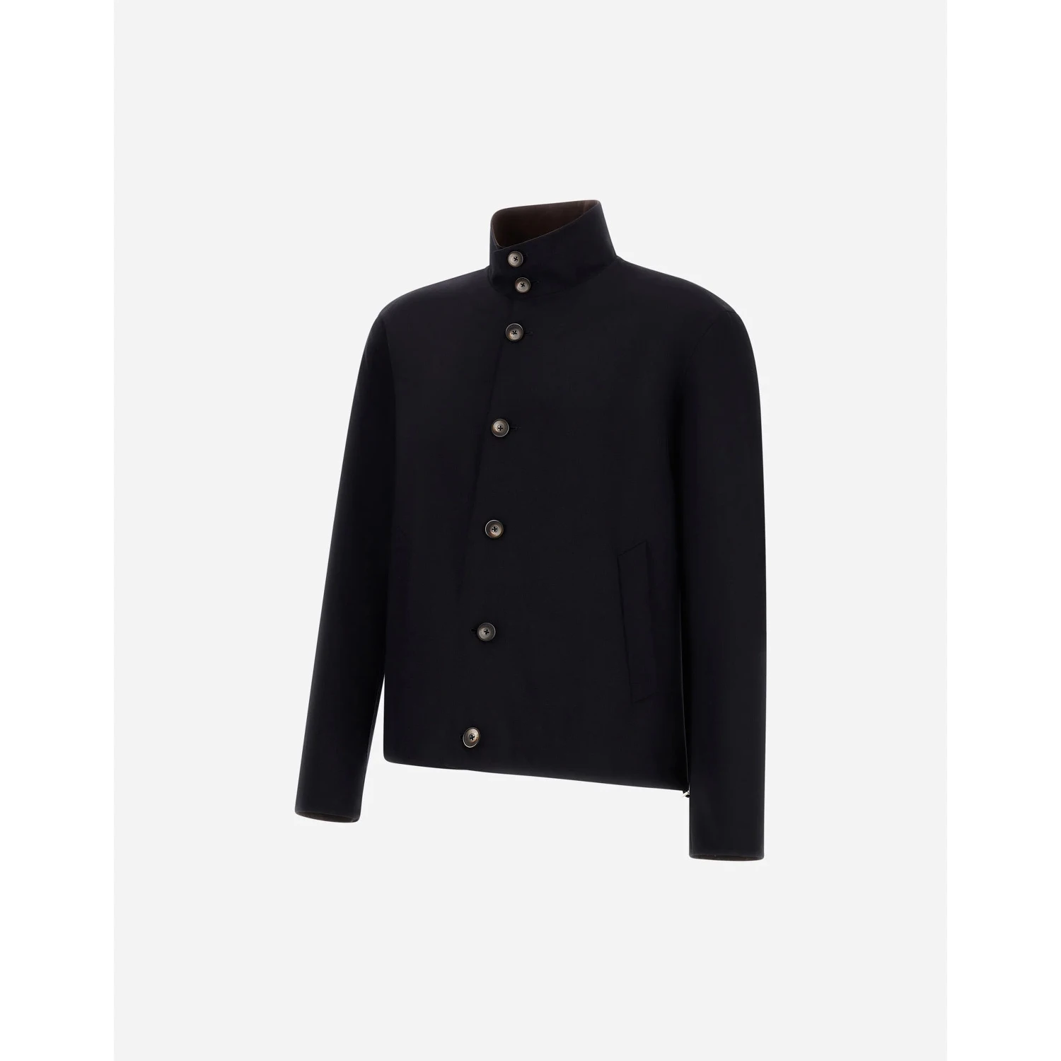 Jacket in light stretch wool