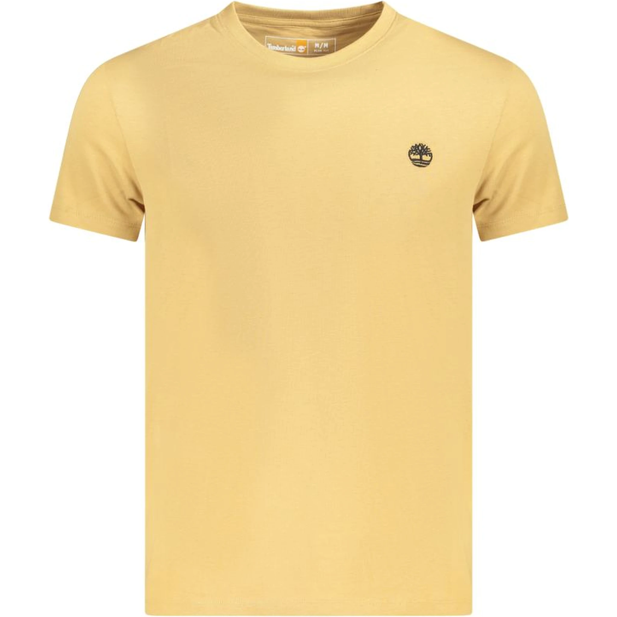 Beige Cotton Men T-Shirt
