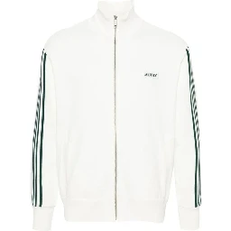 White Nylon Sweatshirt