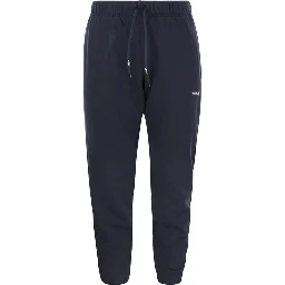 Blue Cotton Joggers (Workout Pants)