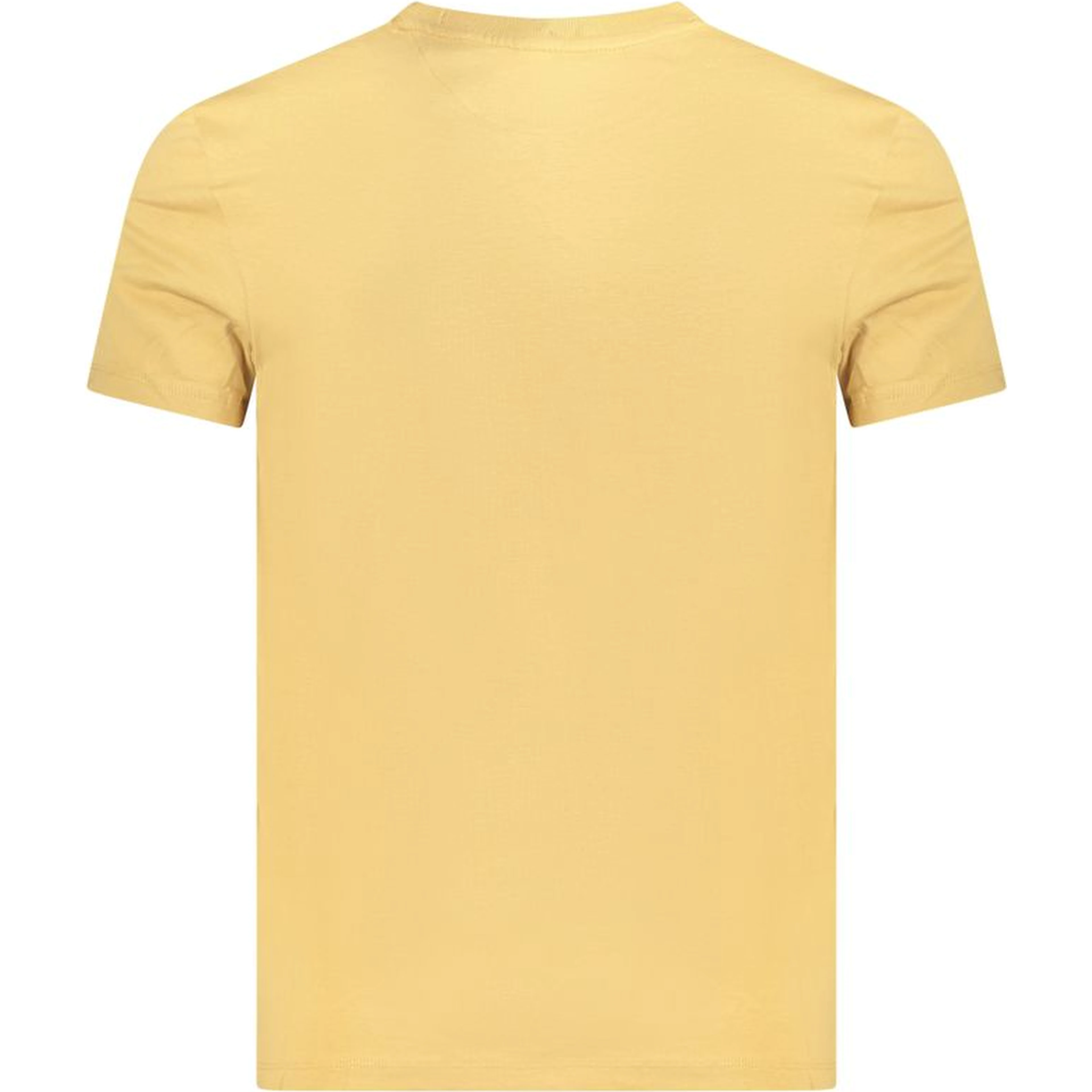 Beige Cotton Men T-Shirt