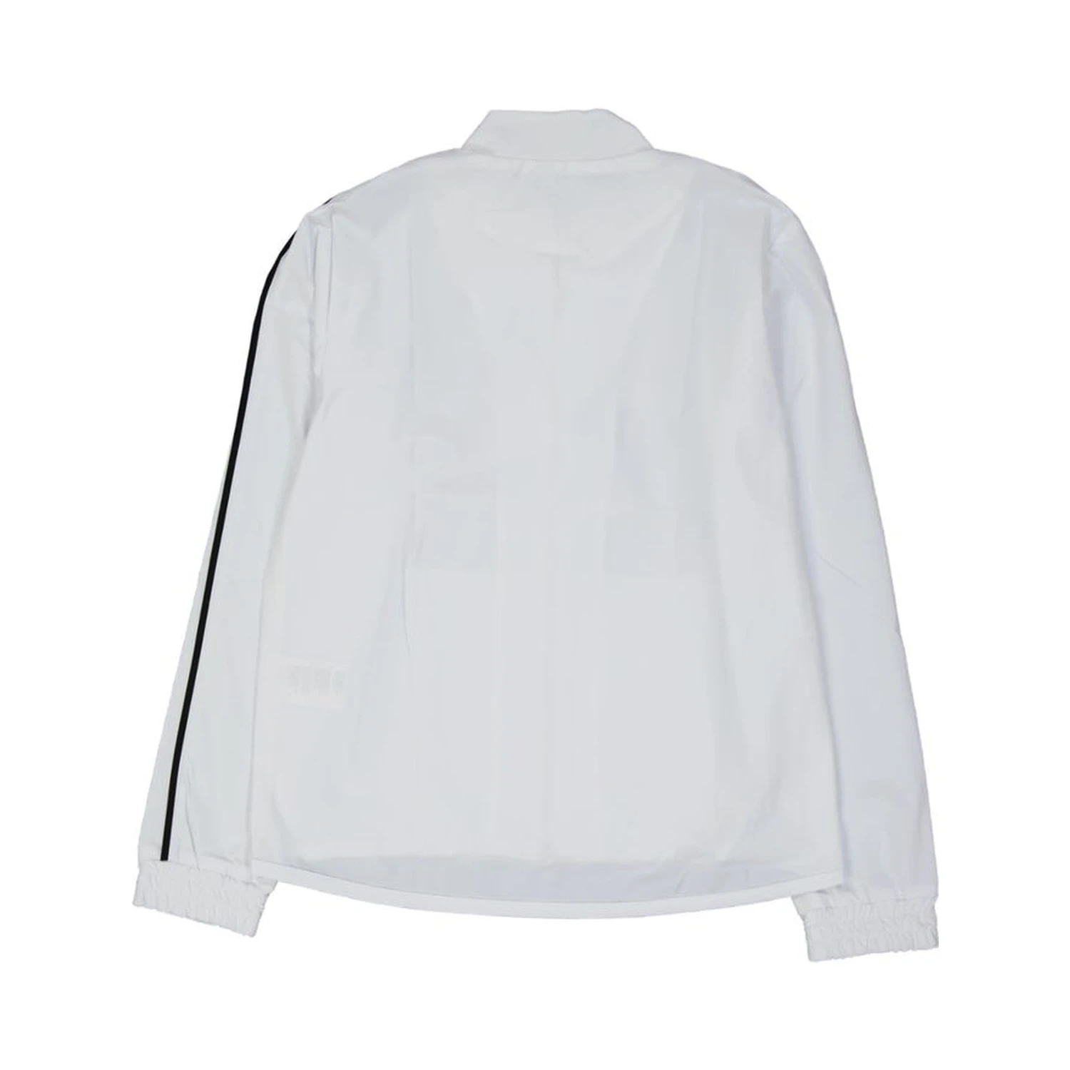 White Elastane Shell Jacket