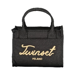 Black Cotton Women Handbag
