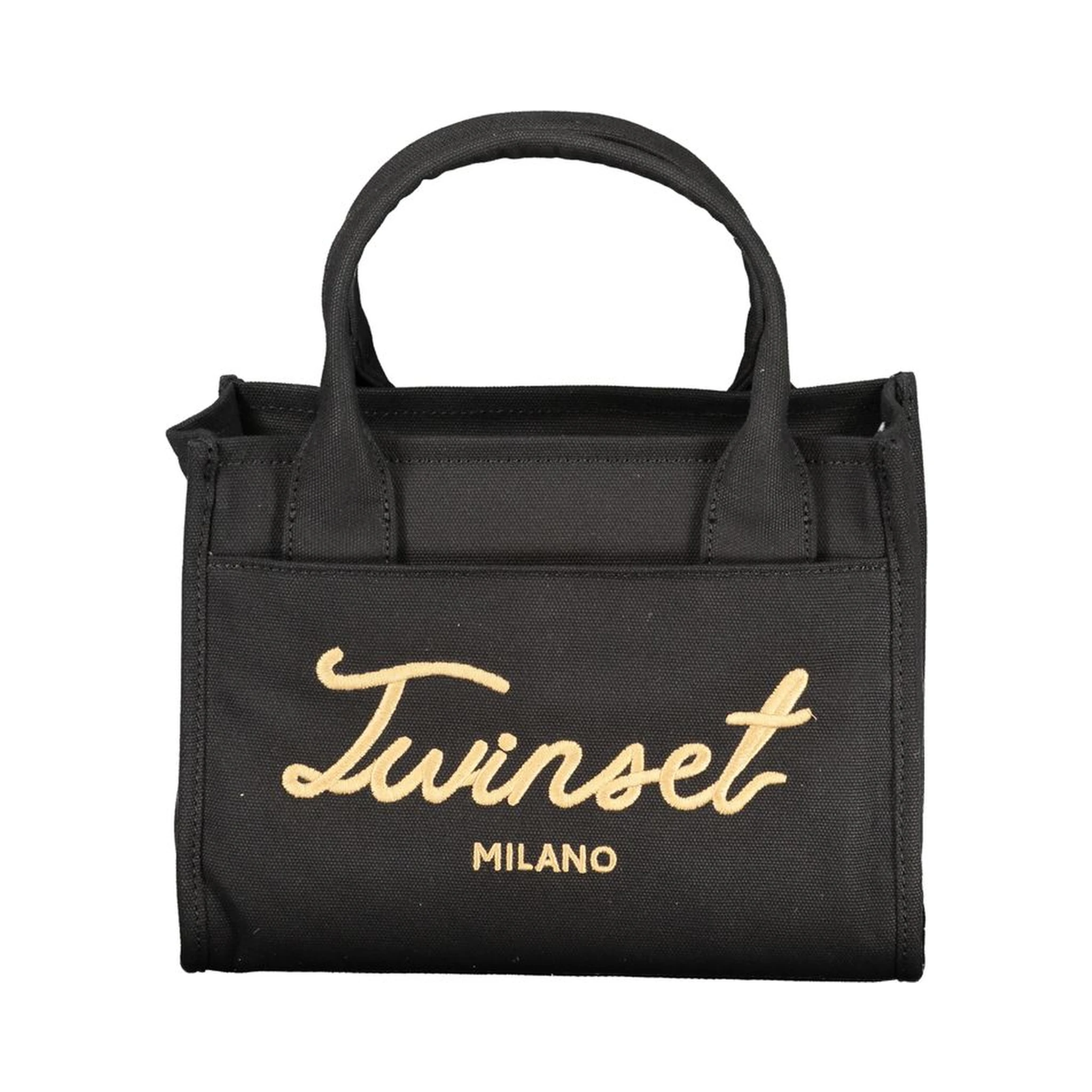 Black Cotton Women Handbag