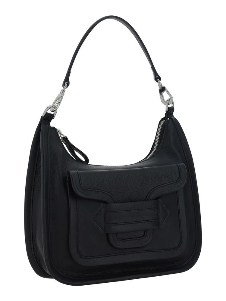 Black Calf Leather Bos Taurus Shoulder Bag alternative