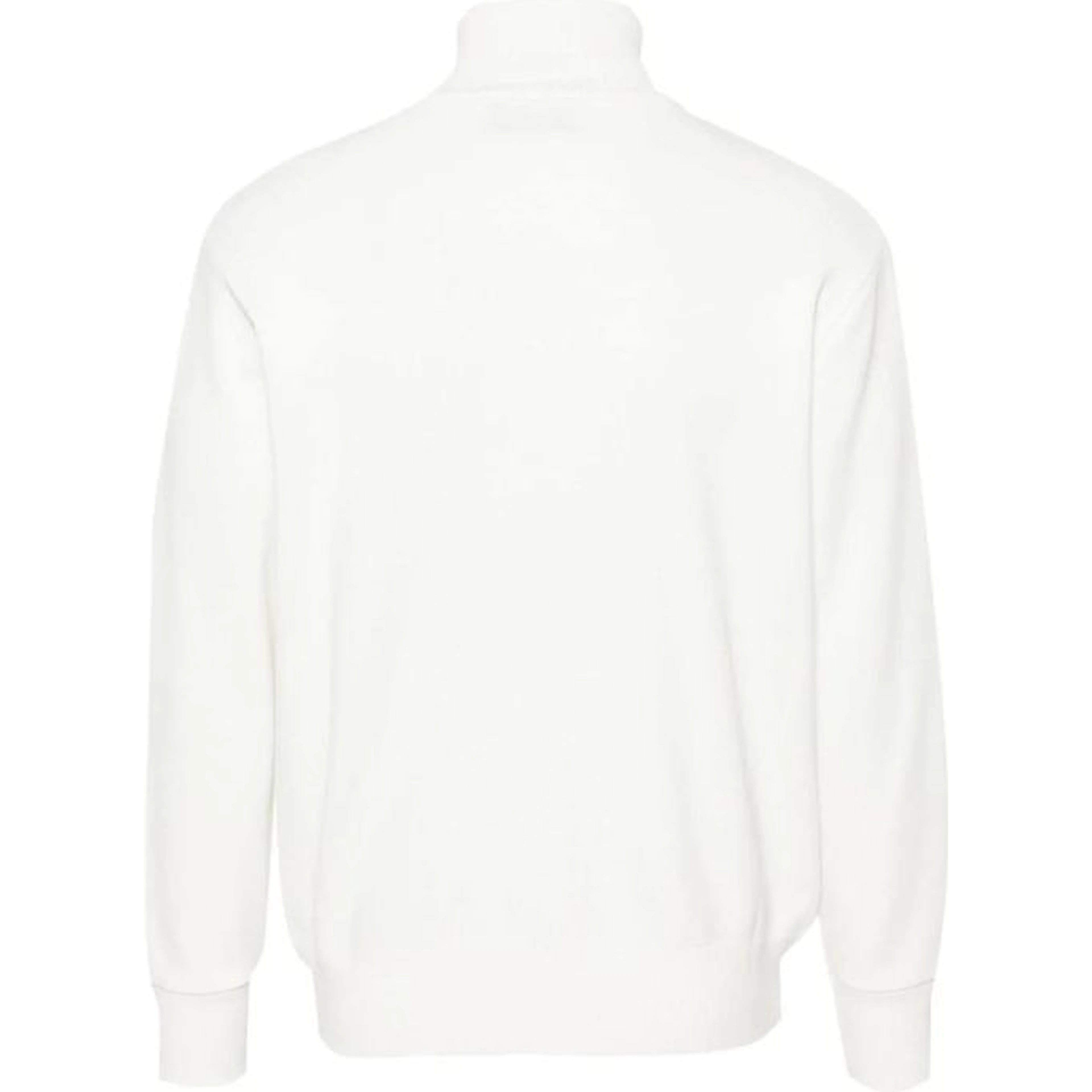 White Nylon Sweatshirt