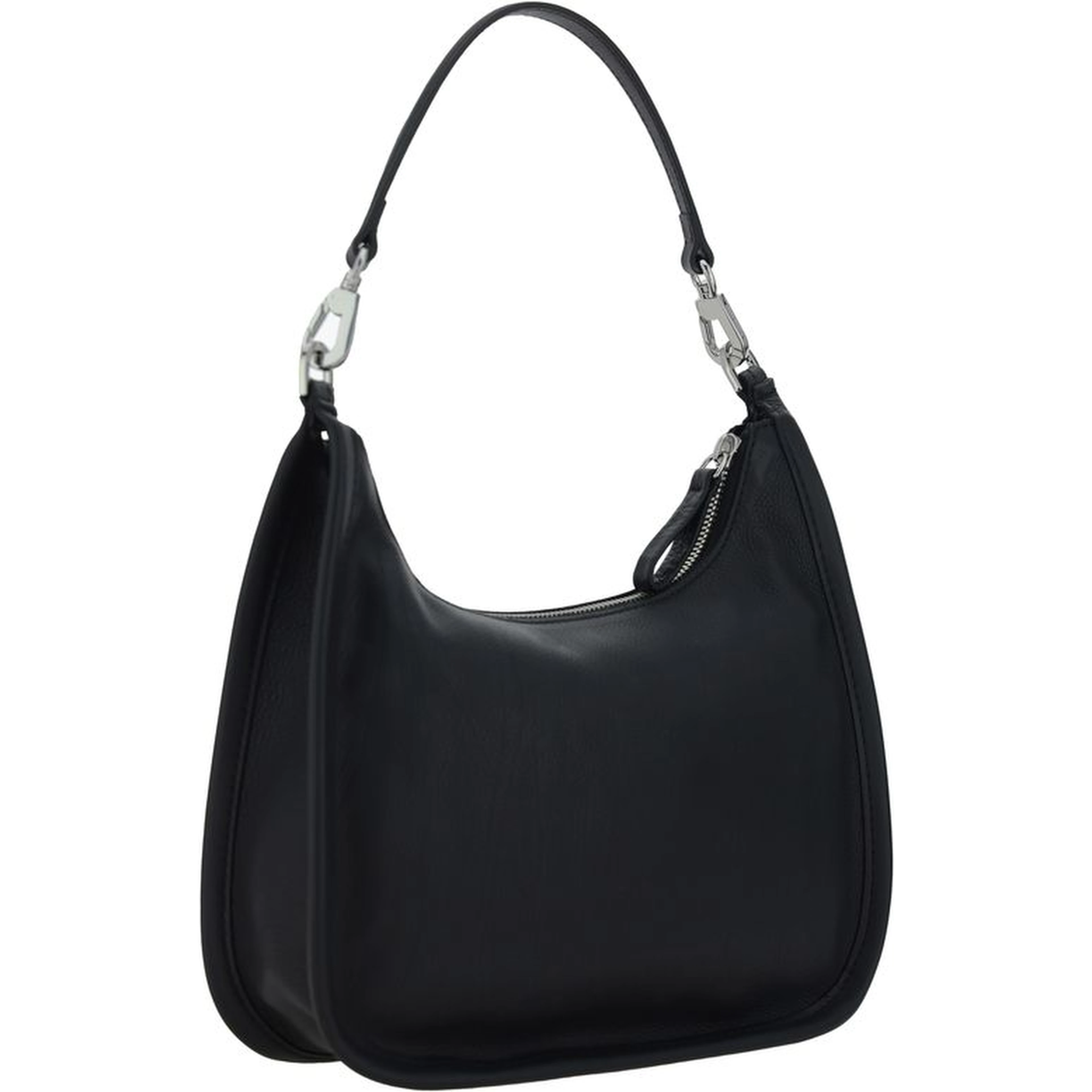 Black Calf Leather Bos Taurus Shoulder Bag