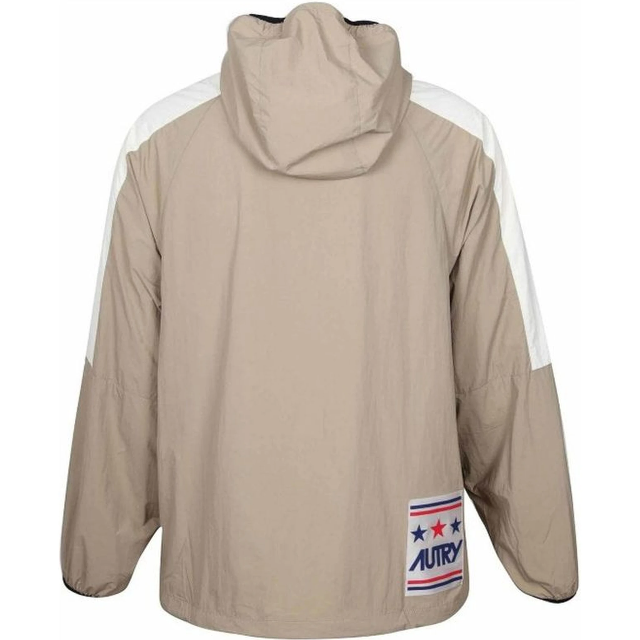 Beige Nylon Shell Jacket