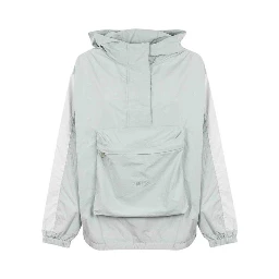 Blue Nylon Shell Jacket
