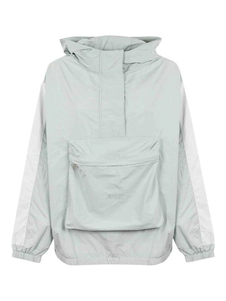 Blue Nylon Shell Jacket