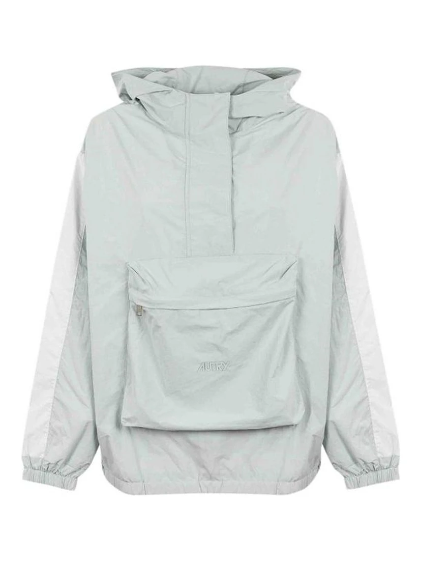 Blue Nylon Shell Jacket