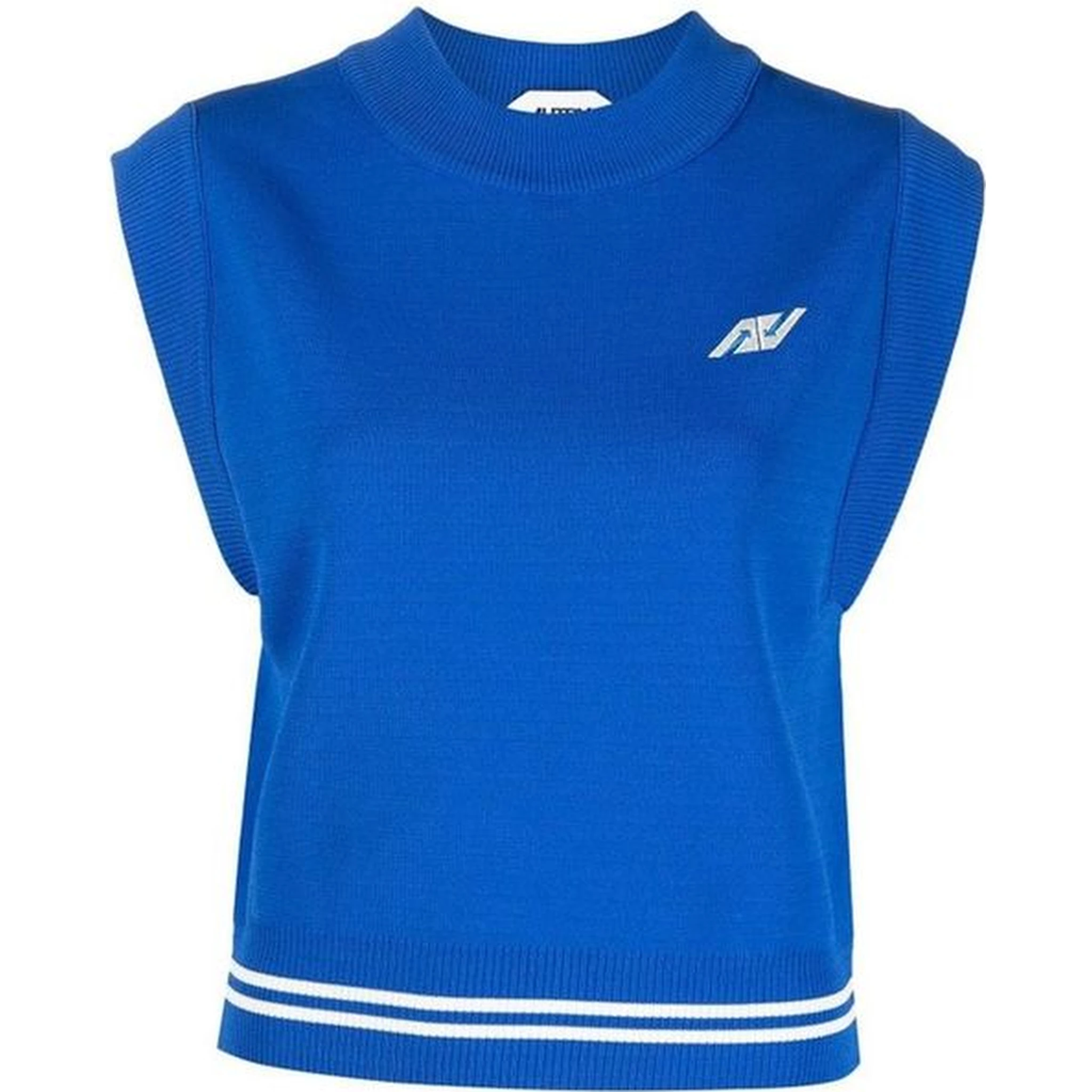 Blue Nylon Waistcoat