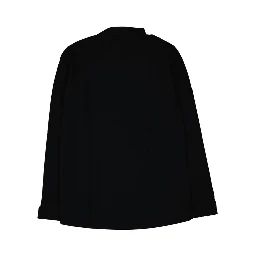 Black Elastane Shell Jacket