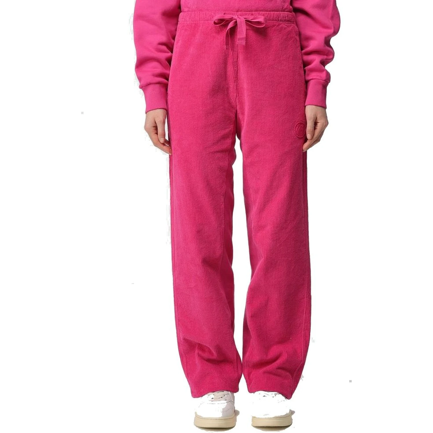 Multicolor Cotton Casual Pants