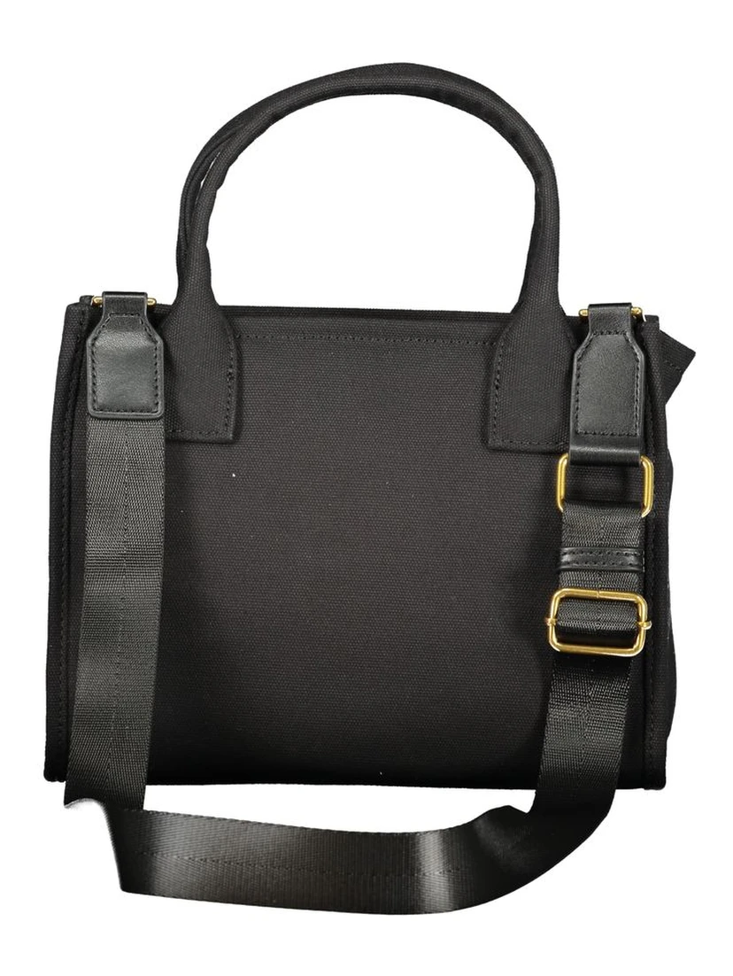 Black Cotton Women Handbag